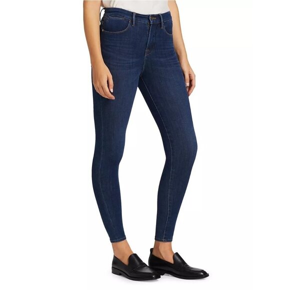 Frame Size 27 Le High Skinny Jeans High Rise Stretch in Henning - Picture 1 of 10